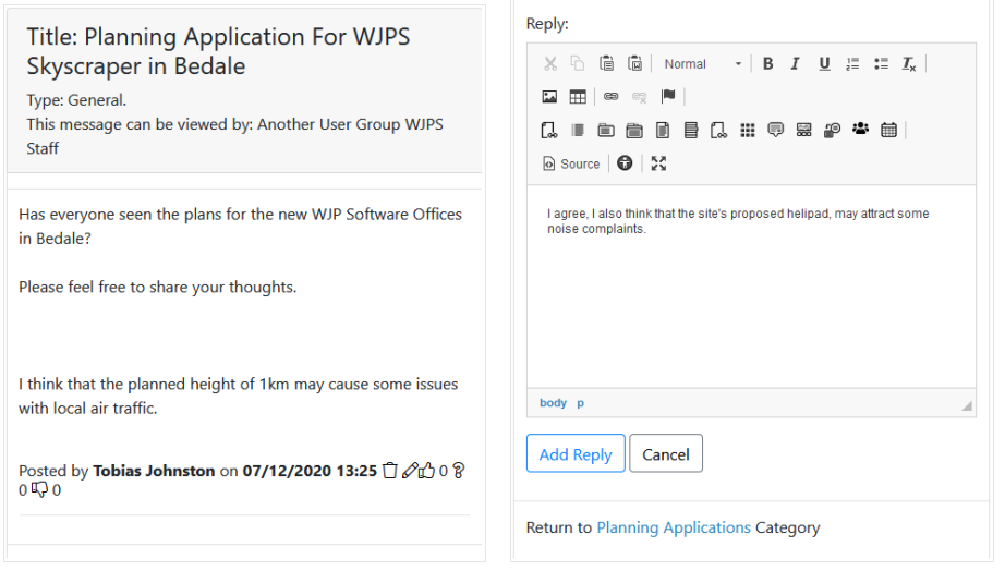 Forum | WCS Documentation