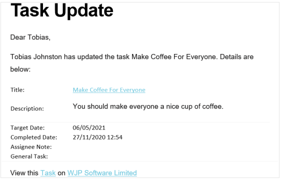 Tasks | WCS Documentation