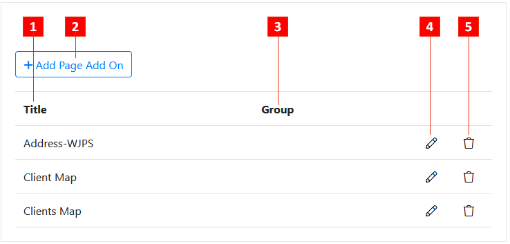Page Add Ons | WCS Documentation